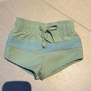 Kids Green Swim Trunks